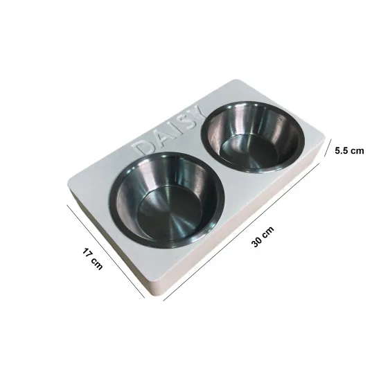 Lettered Pet Bowl Silicone Mold MM1