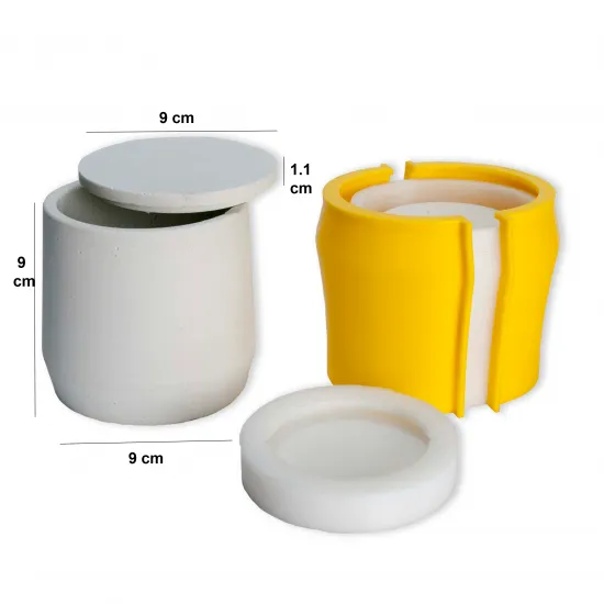 Candle Jar Silicone Mold MK13 350ml/12oz