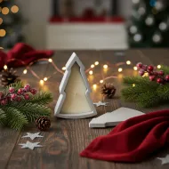 Christmas Tree Candle Jar Silicone Mold MK15 - 150ml - 5 Oz - Candle Vessel