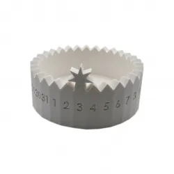 Concrete Star Calendar Mold MK17