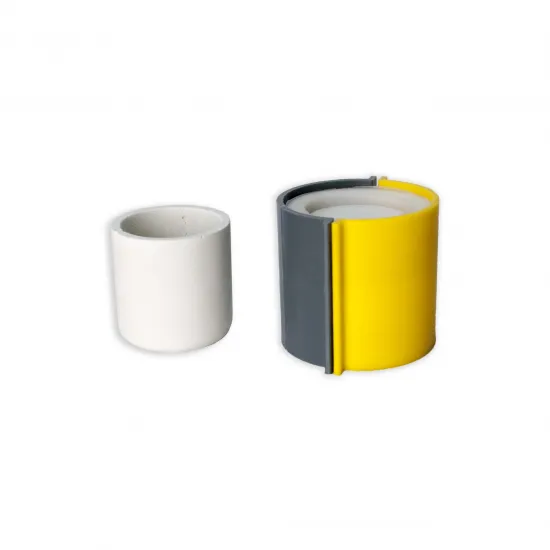 Candle Jar Silicone Mold MK6 with Lid 100ml 3.4oz
