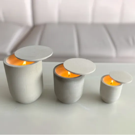 3 Size Candle Jar Silicone Mold MK8