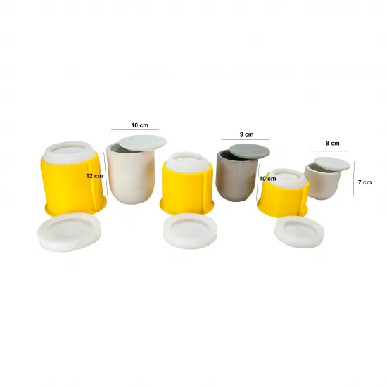 3 Size Candle Jar Silicone Mold MK8