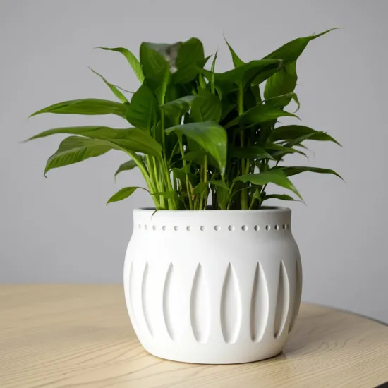 Concrete Flower Pot Silicone Mold BS18