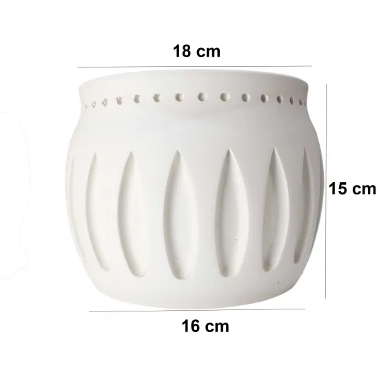 Concrete Flower Pot Silicone Mold BS18