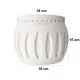 Concrete Flower Pot Silicone Mold BS18