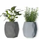 Geometric Concrete Flowerpot Silicone Mold BS21