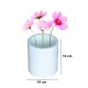 Cylinder Flower Pot Silicone Mold BS6