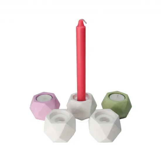 Tealight and Candlestick Silicone Mold TS8
